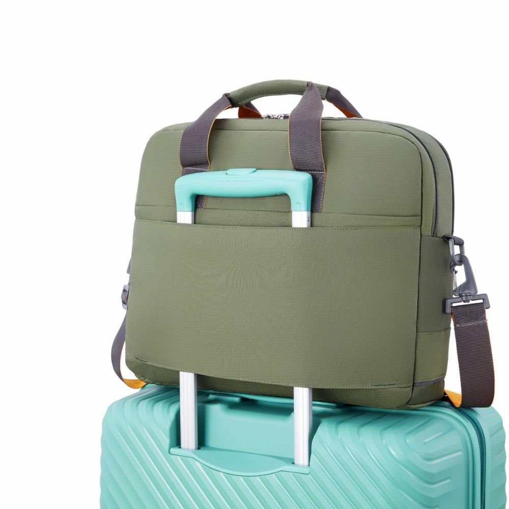 American Tourister Urban Biz Green Briefcase