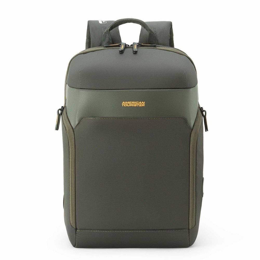 American Tourister Urban Plus Olive Laptop Backpack