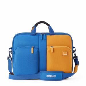 American Tourister Vogue Biz Blue Ash Briefcase