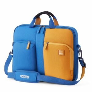 American Tourister Vogue Biz Blue Ash Briefcase