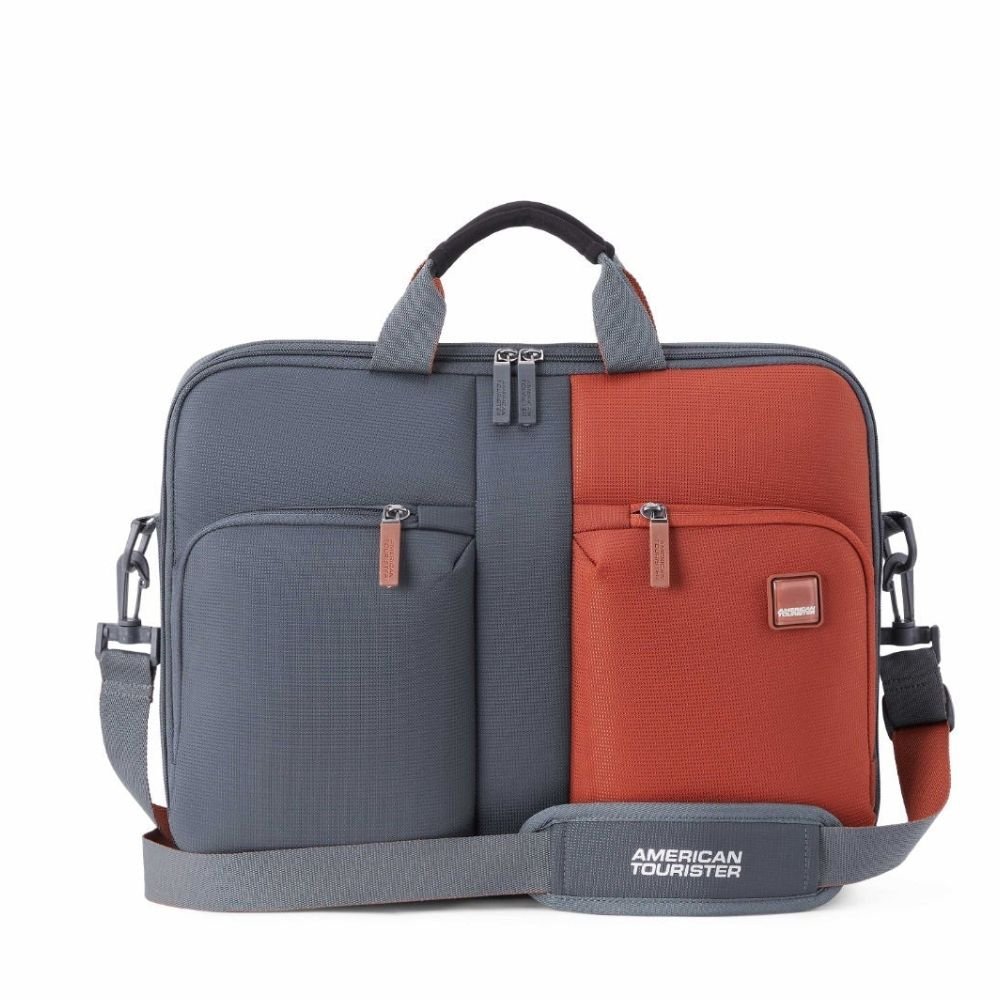 American Tourister Vogue Biz Urban Grey Briefcase