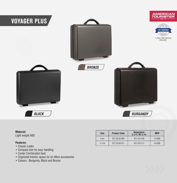 American Tourister Voyager Plus Hard Briefcase