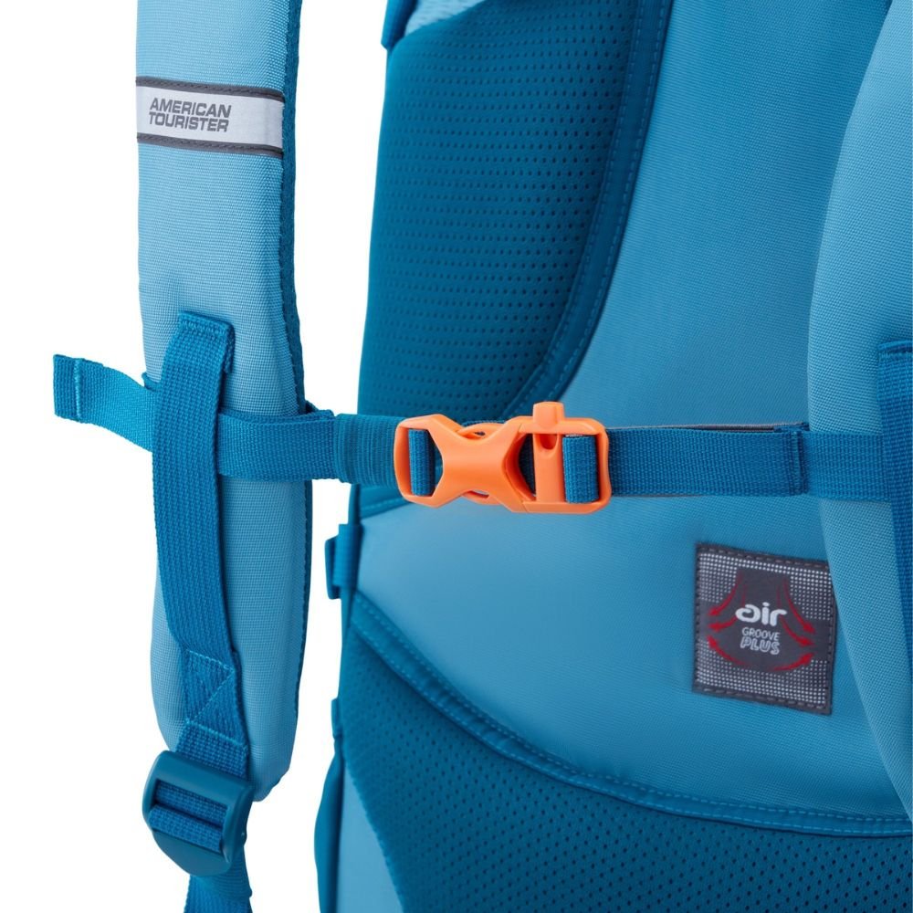 American Tourister Yeti Plus Icy Blue Travel Backpack