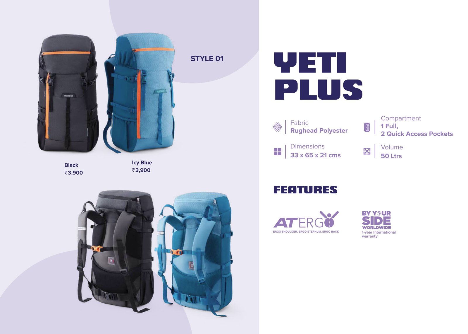 American Tourister Yeti Plus Travel Backpack