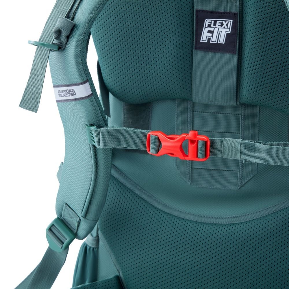 American Tourister Yeti Pro Green Travel Backpack