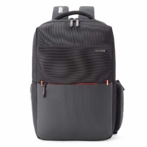 American Tourister Zork Edge Style 01 Black Laptop Backpack