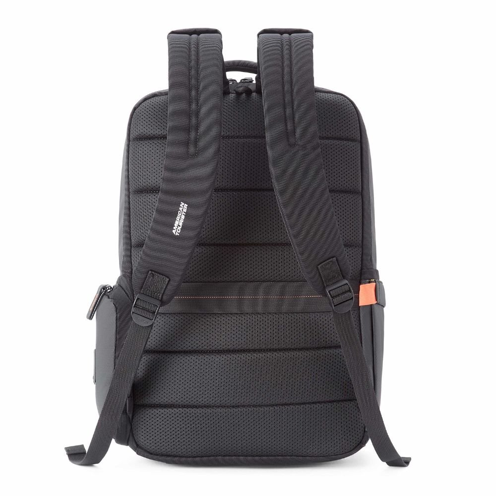 American Tourister Zork Edge Style 01 Black Laptop Backpack