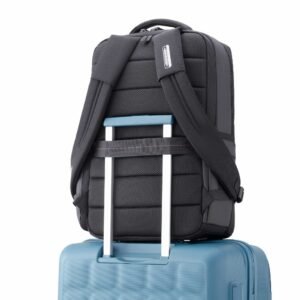 American Tourister Zork Edge Style 01 Black Laptop Backpack