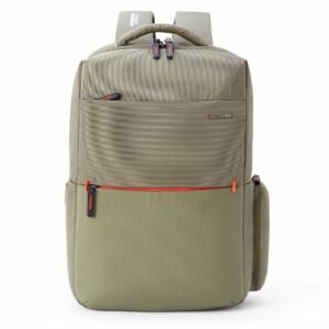 American Tourister Zork Edge Style 01 Olive Laptop Backpack