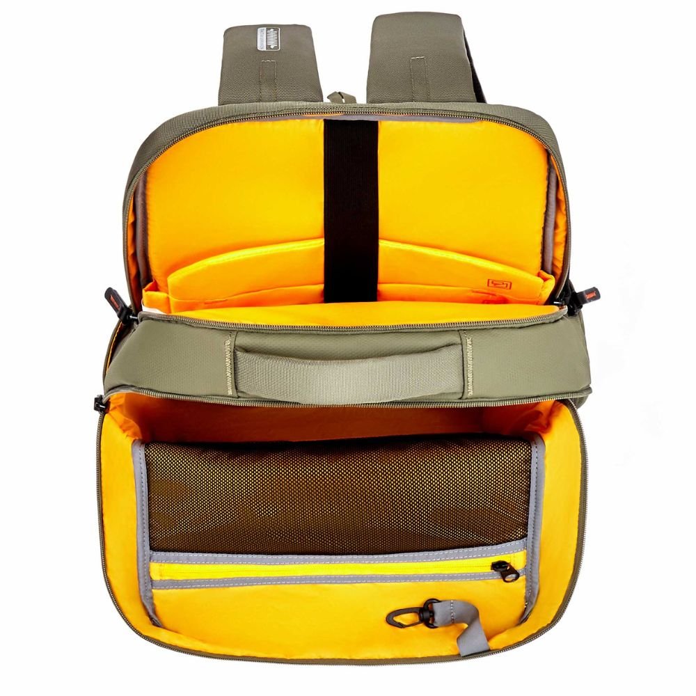 American Tourister Zork Edge Style 01 Olive Laptop Backpack