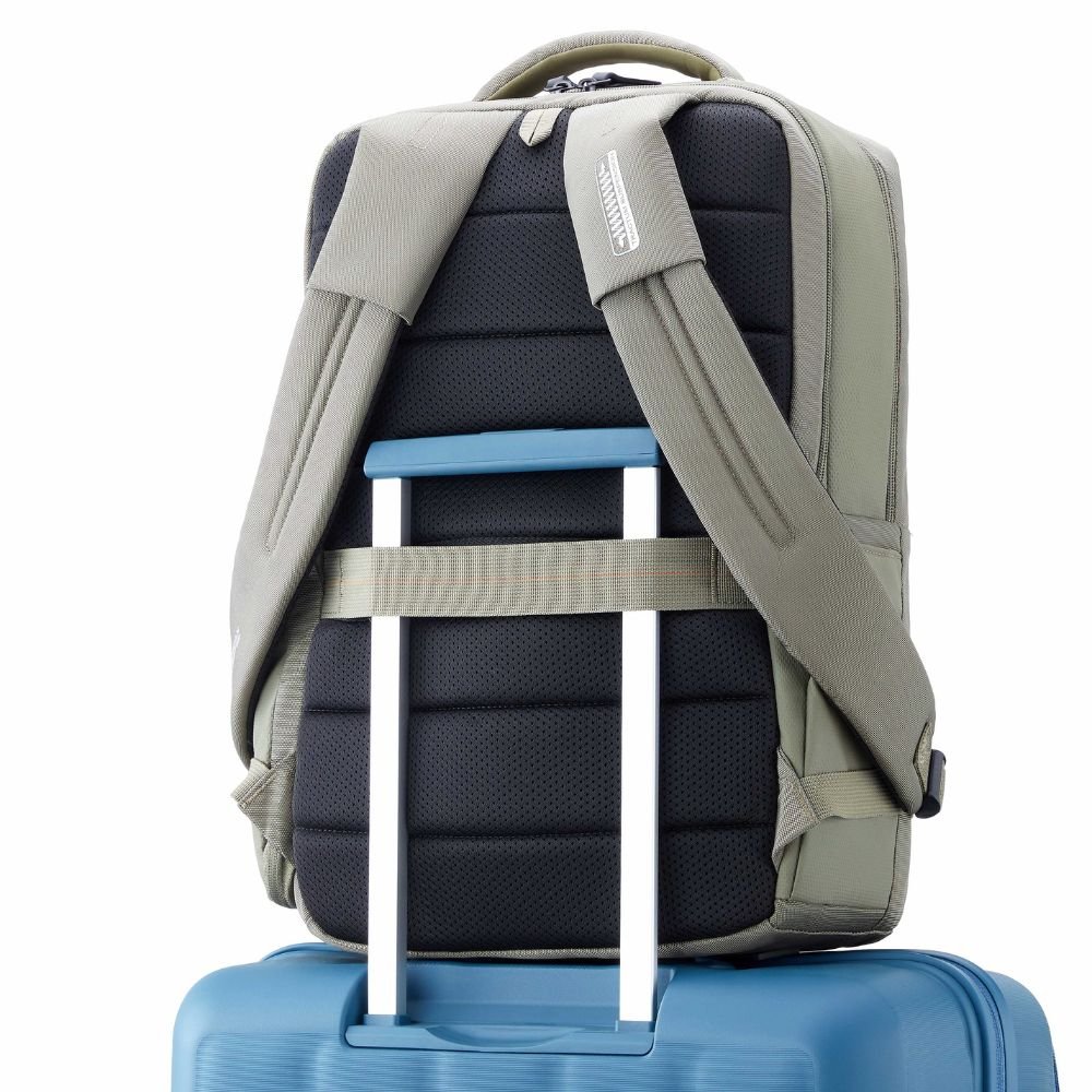 American Tourister Zork Edge Style 01 Olive Laptop Backpack
