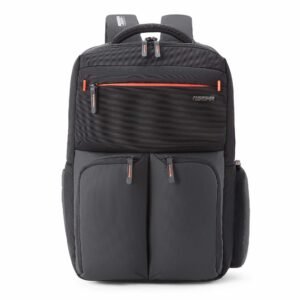 American Tourister Zork Edge Style 02 Black Laptop Backpack