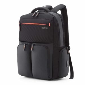 American Tourister Zork Edge Style 02 Black Laptop Backpack