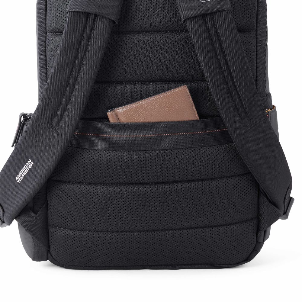 American Tourister Zork Edge Style 02 Black Laptop Backpack