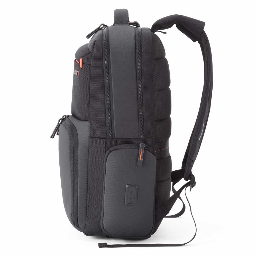 American Tourister Zork Edge Style 02 Black Laptop Backpack