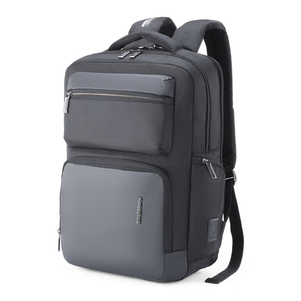 American Tourister Zork Pro Style 01 Black Laptop Backpack