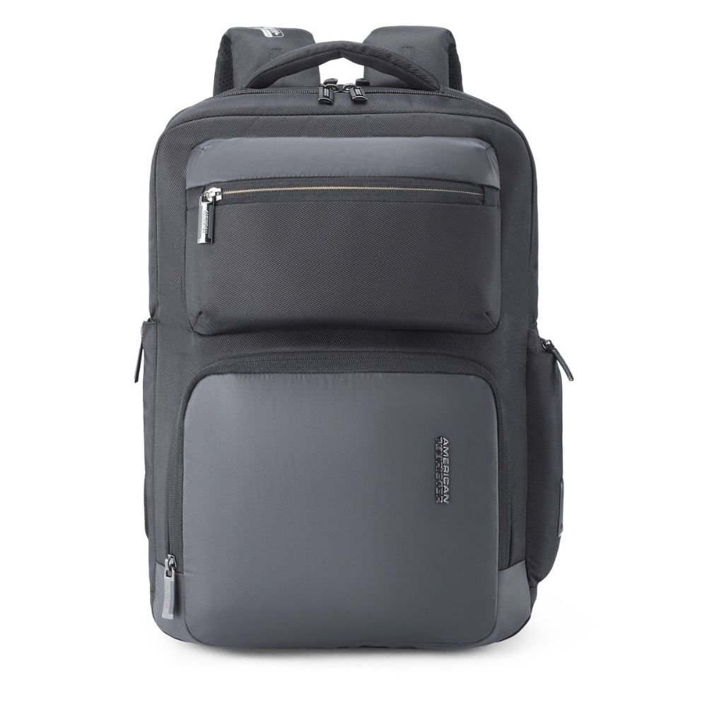 American Tourister Zork Pro Style 01 Black Laptop Backpack