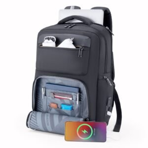 American Tourister Zork Pro Style 01 Black Laptop Backpack