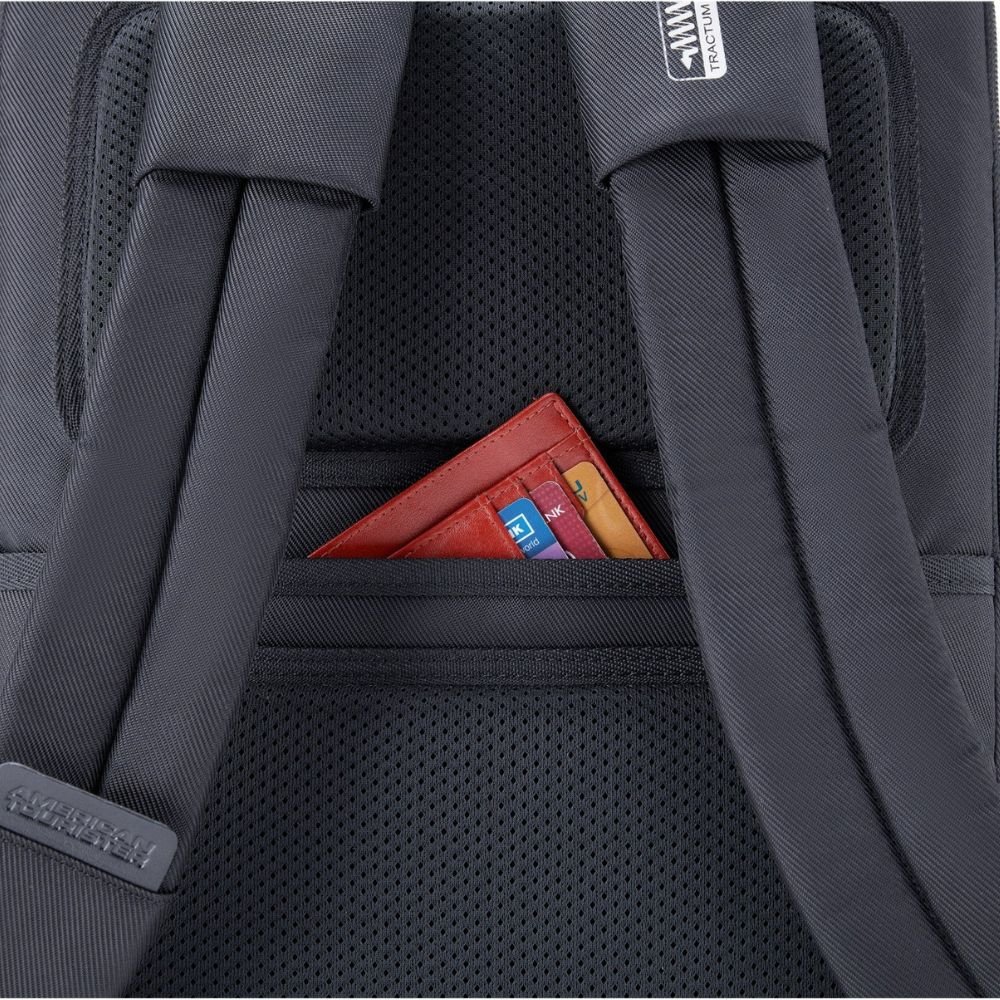 American Tourister Zork Pro Style 01 Black Laptop Backpack