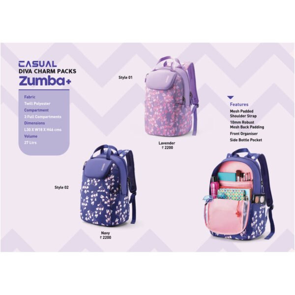 American Tourister Zumba School College Backpack Bag