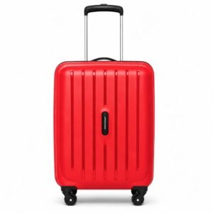 Aristocrat Black Pearl Red Hard Luggage Bag