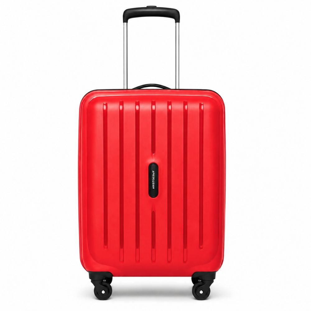 Aristocrat Black Pearl Red Hard Luggage Bag