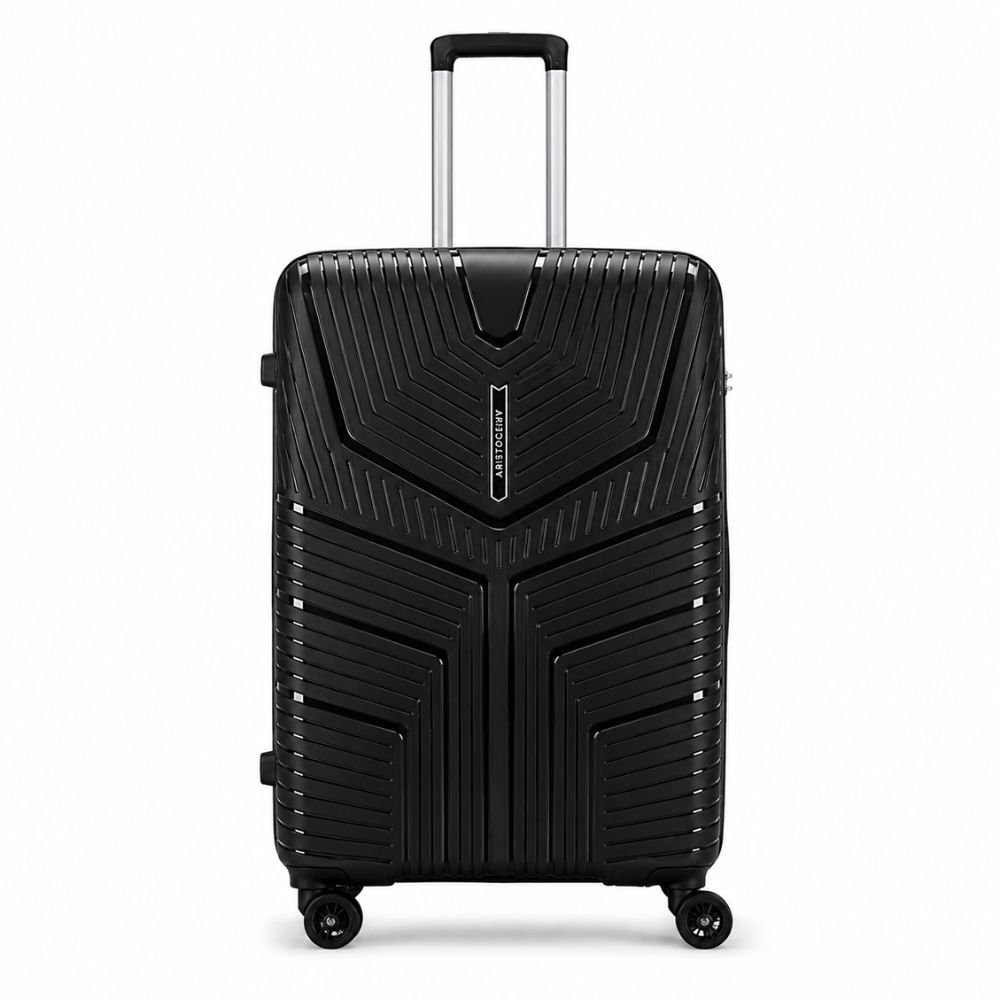 Aristocrat Slay Black Hard Luggage Bag