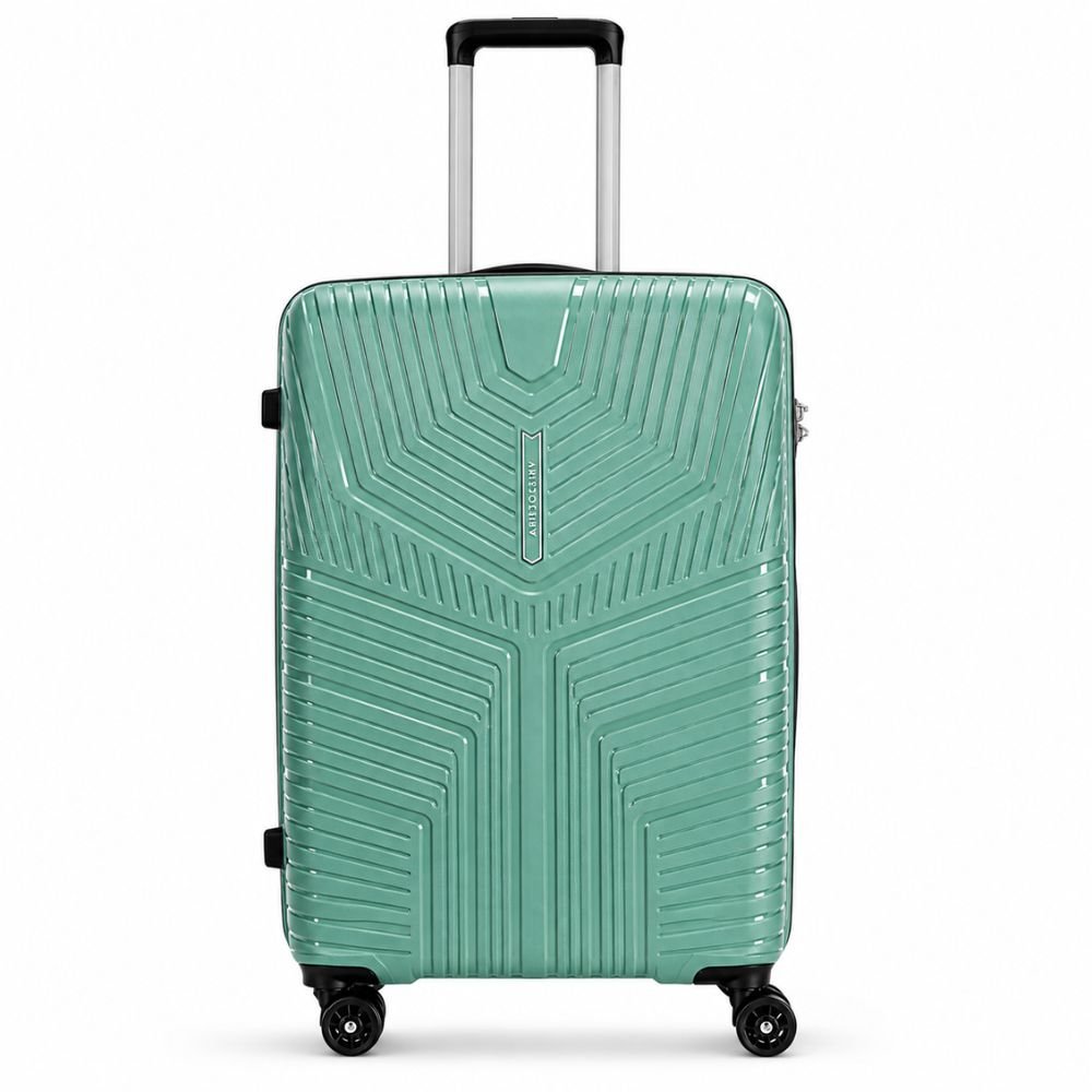 Aristocrat Slay Hard Green Luggage Bag