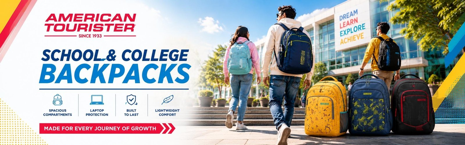 Brand Banner American Tourister Backpacks 