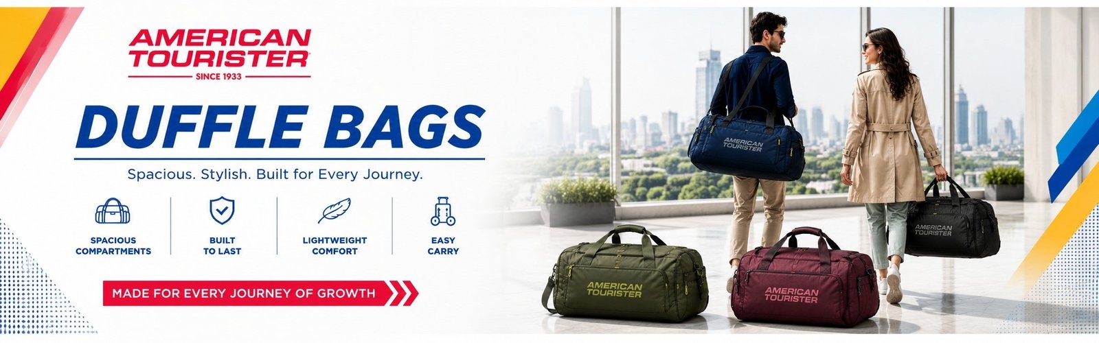 Brand Banner American Tourister Duffles