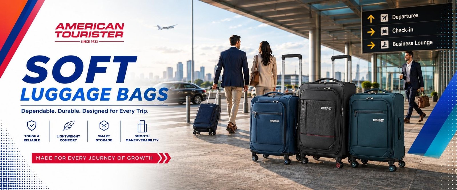 Brand Banner American Tourister Luggage Soft