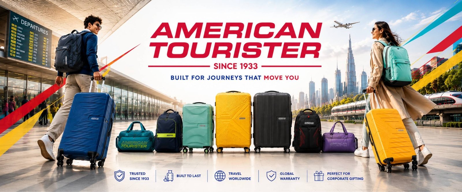 Brand Banner American Tourister Hero Banner