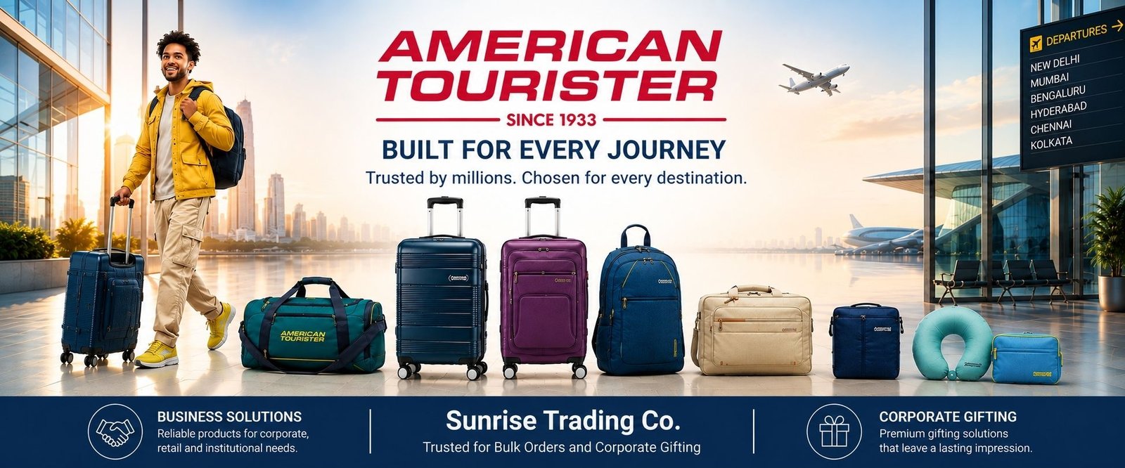 Brand Banner American Tourister Main Hero Banner