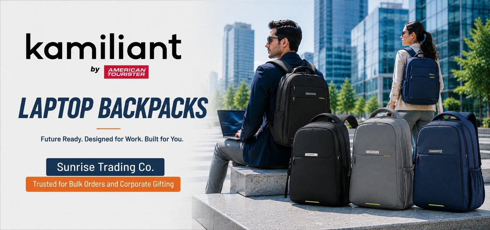 Kamiliant Banner Laptop Backpack