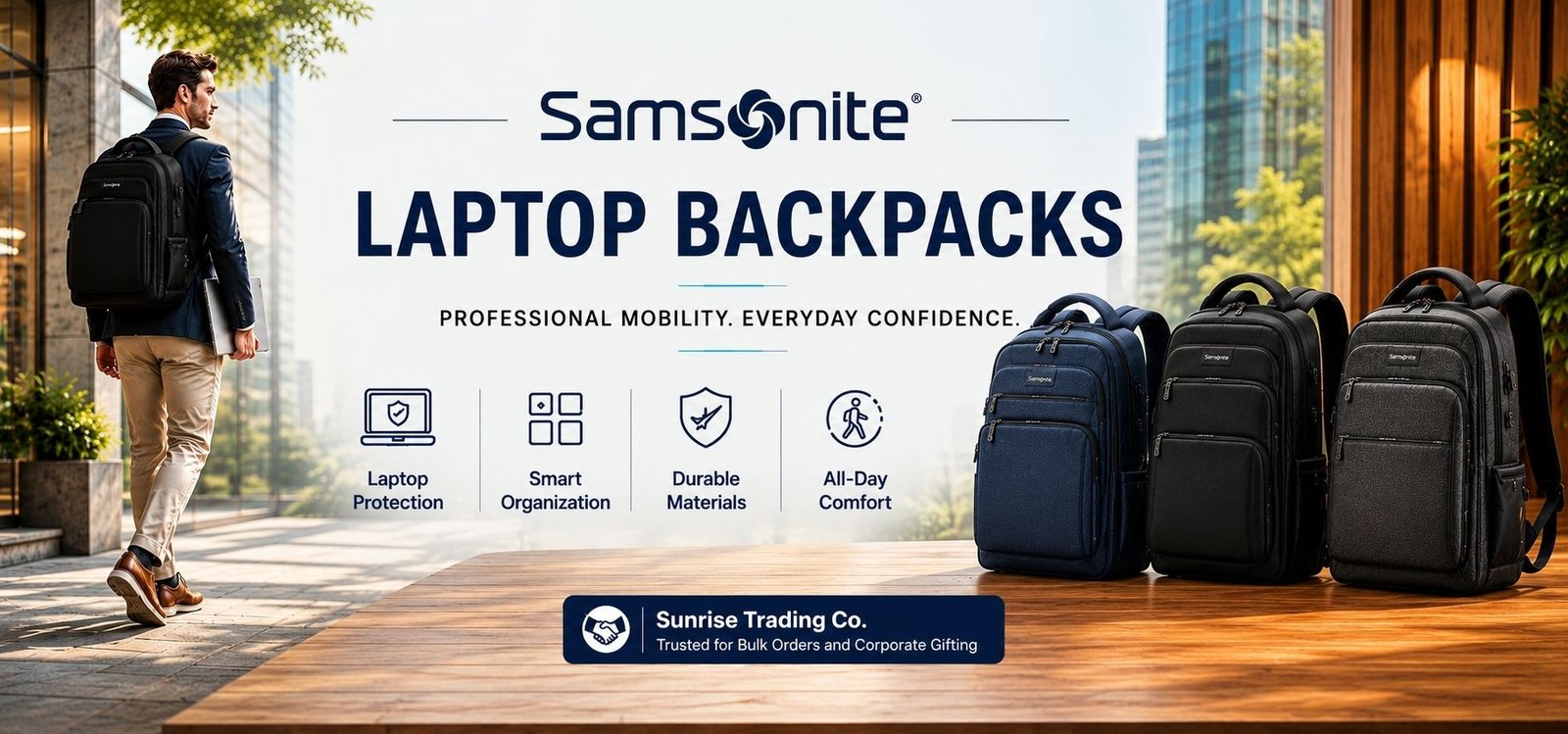 Brand Banner Samsonite Laptop Backpacks JPG