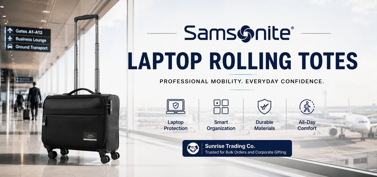 Brand Banner Samsonite Laptop Trolley Bag JPG