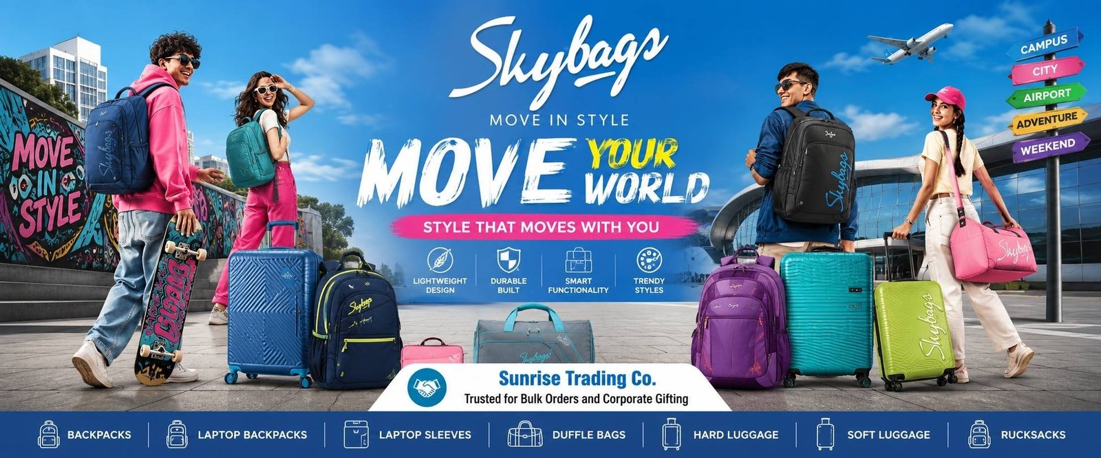 Skybags Hero Banner