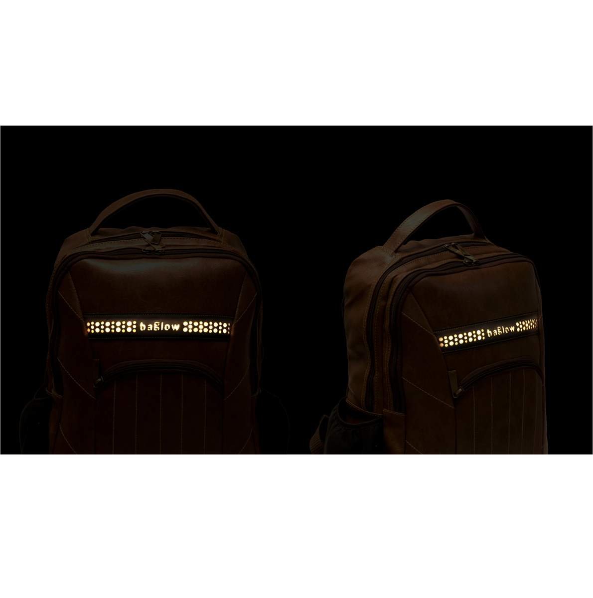 Brogues Athlone Tan Leather Laptop Backpack Bag - Image 10