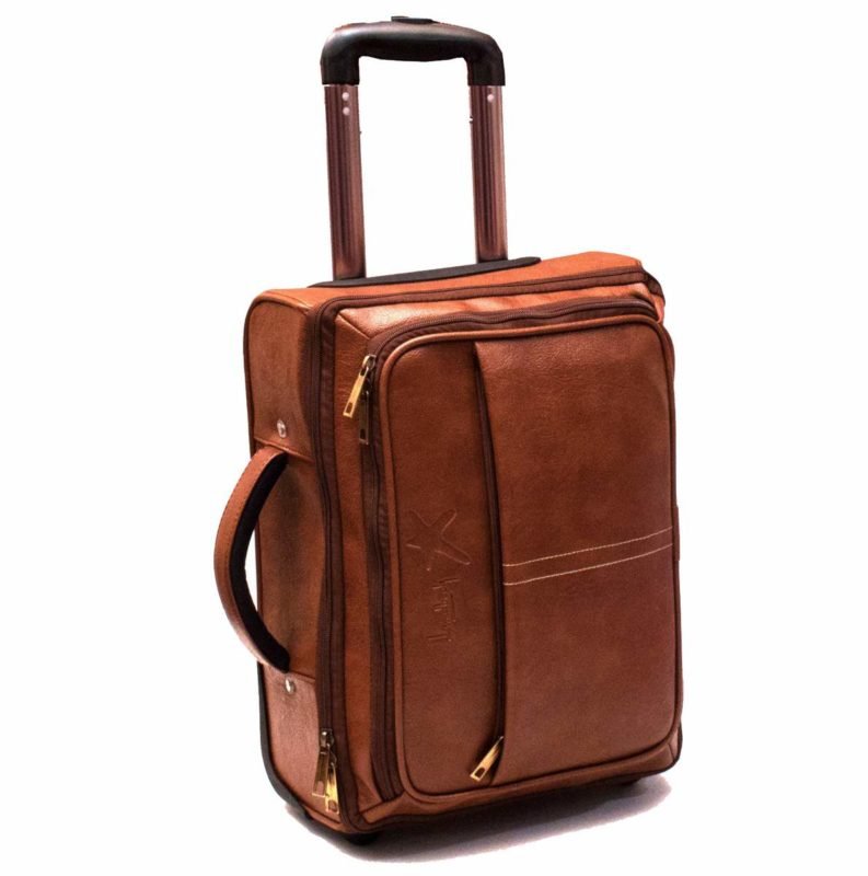 Brogues Beck Leather Laptop Overnighter Trolley Bag - Sunrise Trading Co.