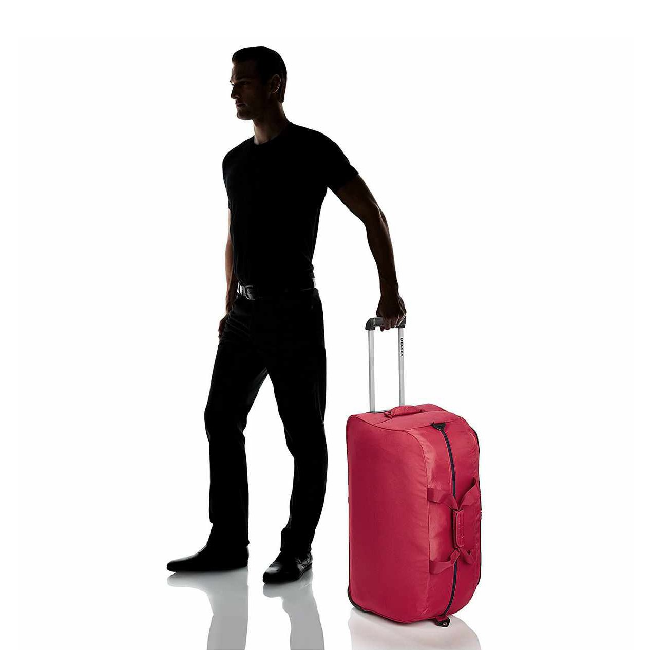 Remember Duffle Travel Bag - Red