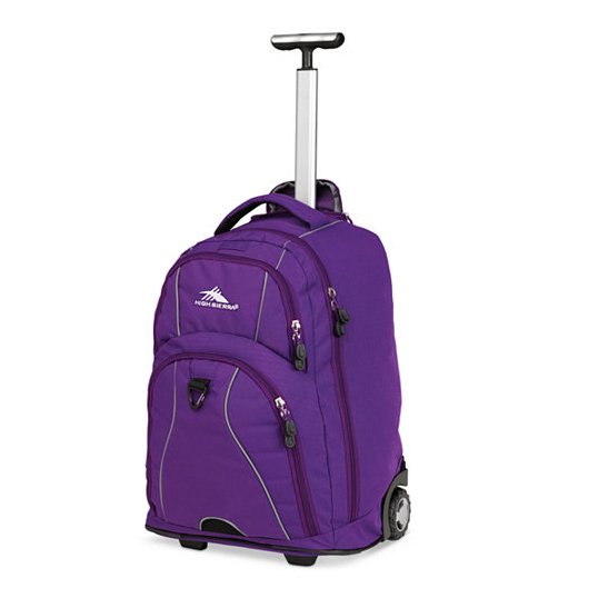 High Sierra Free Wheel Rolling Laptop Backpack Trolley - Sunrise ...