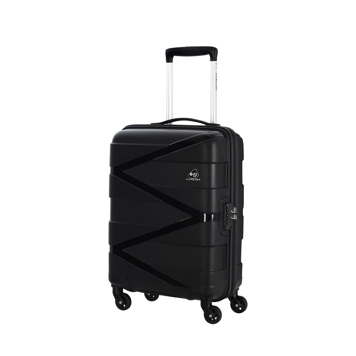 Kamiliant Brawn Black Hard Luggage Bag