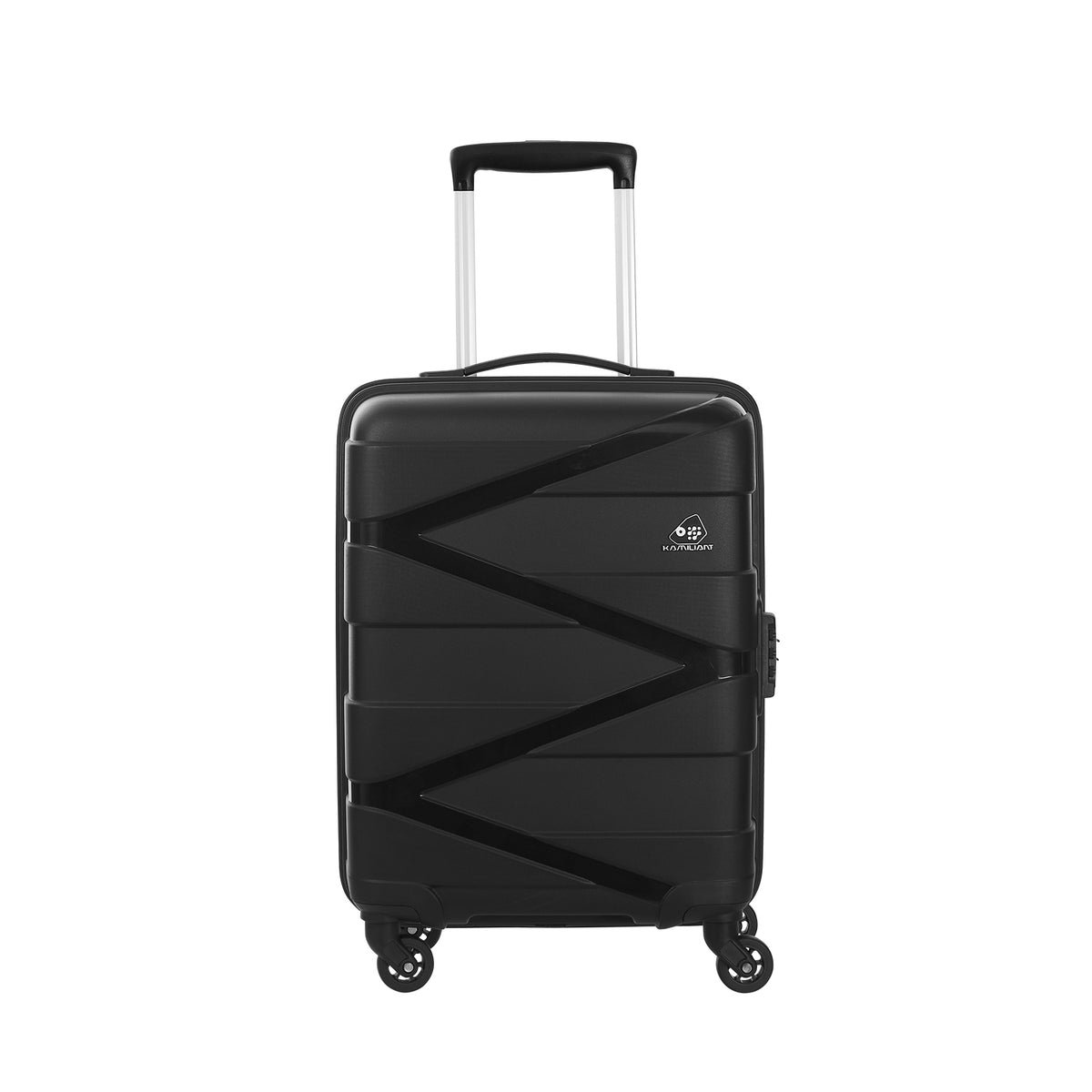 Kamiliant Brawn Black Hard Luggage Bag