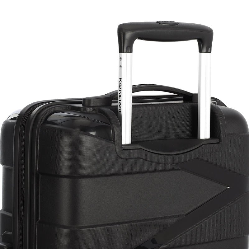 Kamiliant Brawn Black Hard Luggage Bag