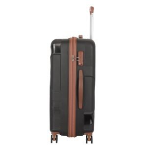 Kamiliant Falcon Dlx Black Hard Luggage Bag