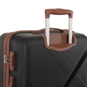 Kamiliant Falcon Dlx Black Hard Luggage Bag