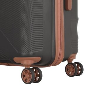Kamiliant Falcon Dlx Black Hard Luggage Bag