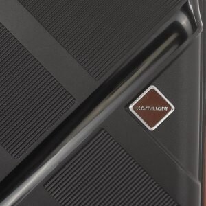 Kamiliant Falcon Dlx Black Hard Luggage Bag