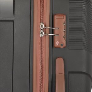 Kamiliant Falcon Dlx Black Hard Luggage Bag