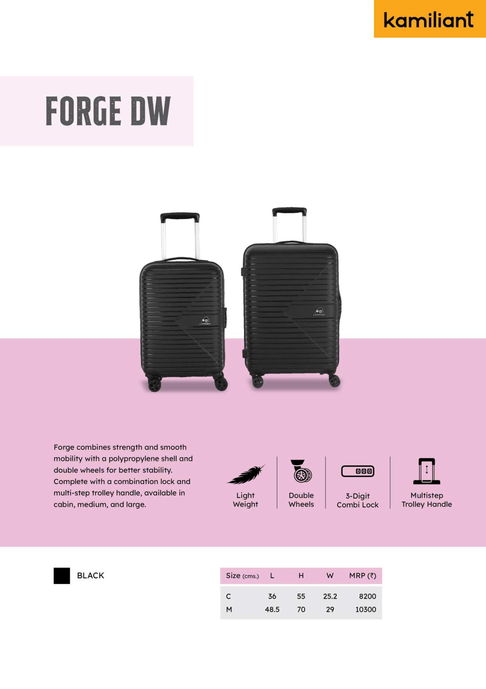 Kamiliant Forge DW Hard Luggage Bag